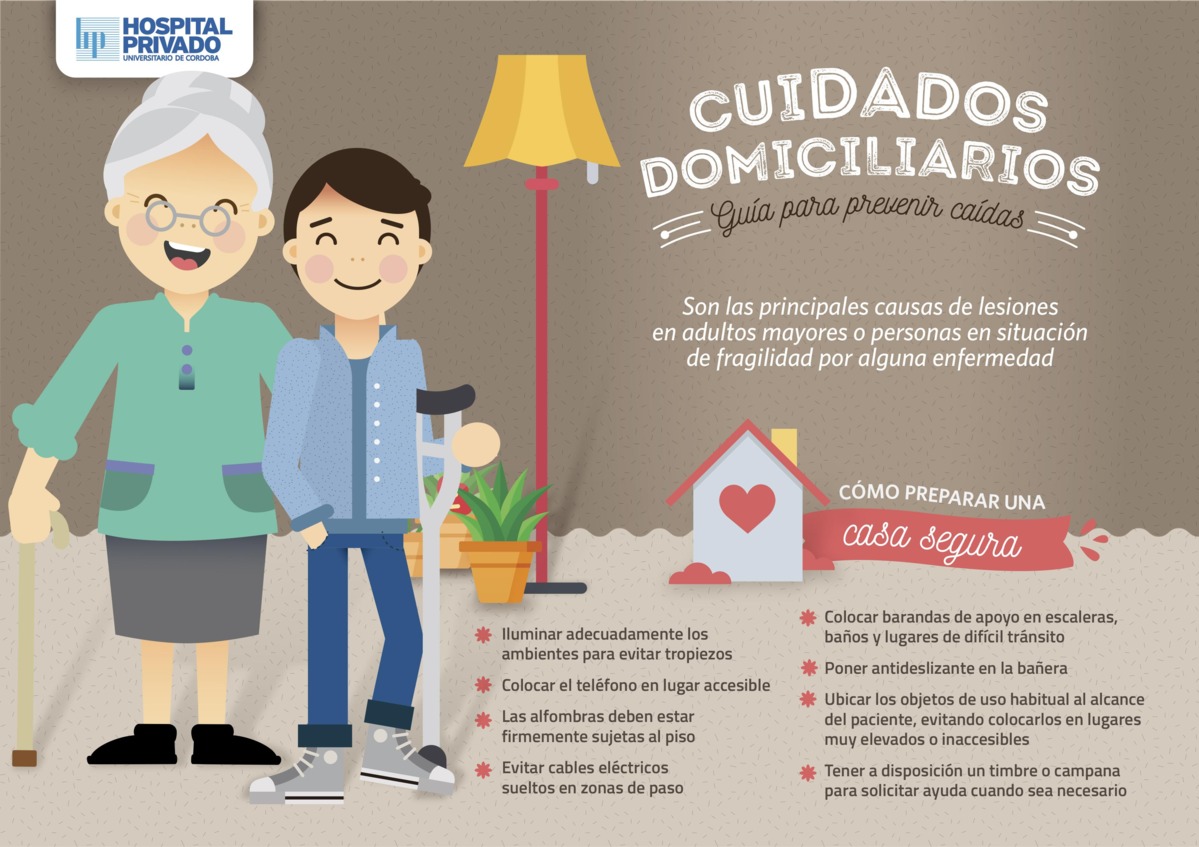 Cuidados Domiciliarios Para Prevenir Caídas