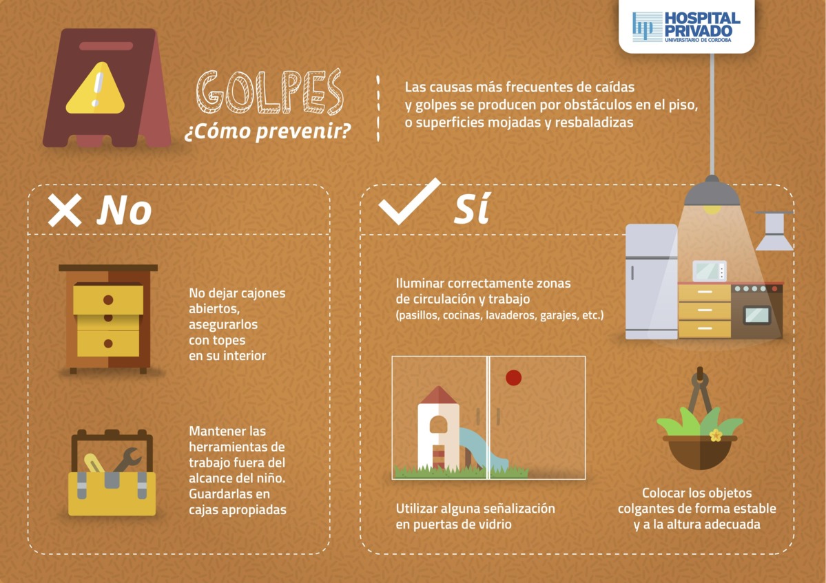 ¿Cómo evitar accidentes domésticos?