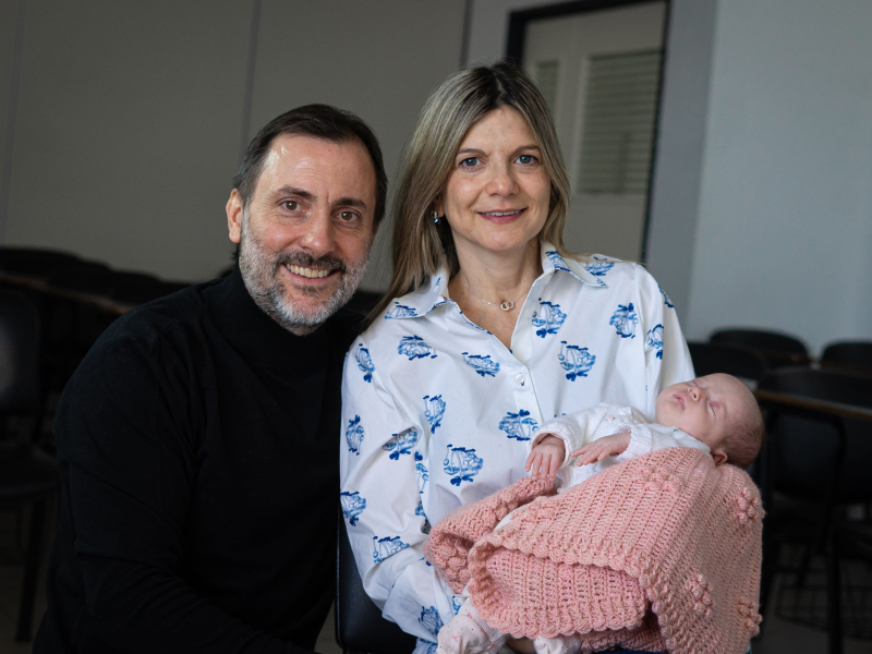 Del trasplante de hígado al nacimiento de su hija: la historia de María Noel 