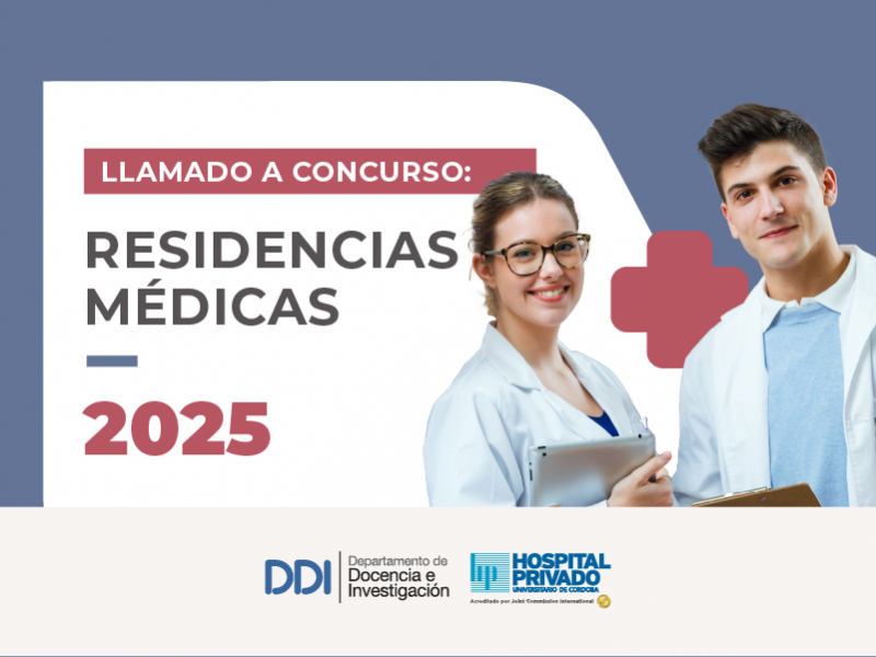 Llamado a concurso 2025: ingreso a residencias médicas