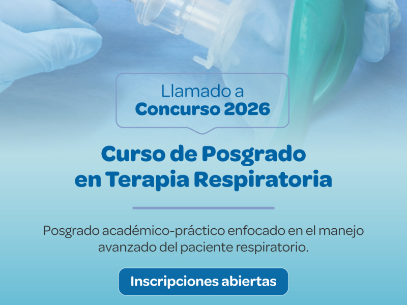 Curso de posgrado en Terapia Respiratoria 2026 - Hospital Privado Cordoba