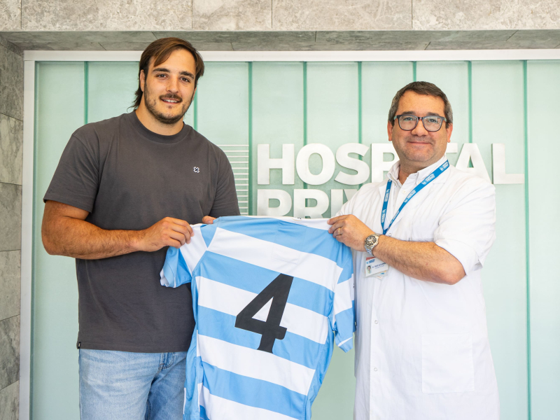 Alta complejidad en el deporte: a dos años de su ruptura del tendón de Aquiles, Franco “Lungo” Molina repasa su recuperación en el Hospital Privado - Hospital Privado Cordoba