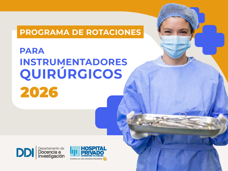 Rotaciones para Instrumentadores Quirúrgicos 2026 - Hospital Privado Cordoba