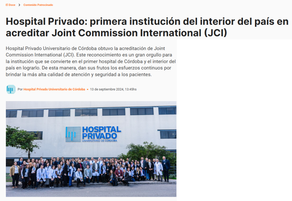 Prensa Hospital Privado Cordoba